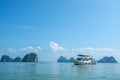 Cruising Phang Nga Bay in Thailand Royalty Free Stock Photo